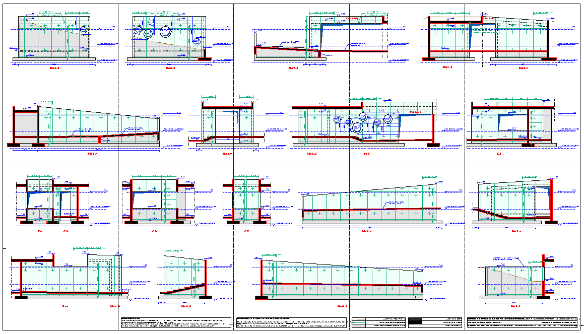 F6 - Planimetrias dos muros e paredes  / Walls Elevations