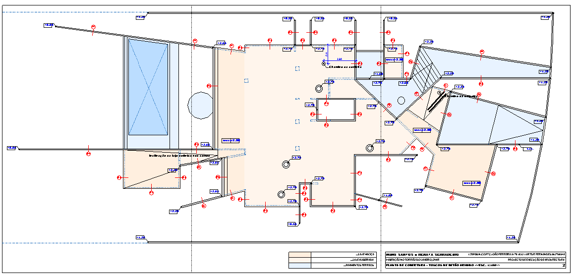F2 - Planta de Cobertura (estrutura)/ Roof Plan (structure)
